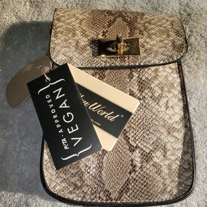 Phone Holder handbag - snake color